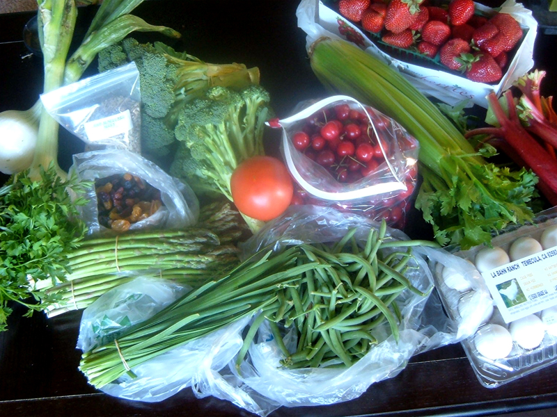 Farmer's Market Sat May 8 2010: Overhead Farmer's Market Sat May 8 2010: Overhead
